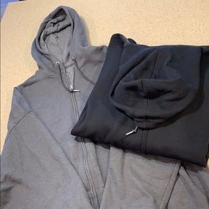 2 FOTL Hoodies XXXL 1Gray 1Black